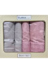 FIDELYA A.GRI-PEMBE HAMAM BEST SET